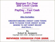 Credit Cards - Sources for over 200 credit cards and PayDay Loans screenshot